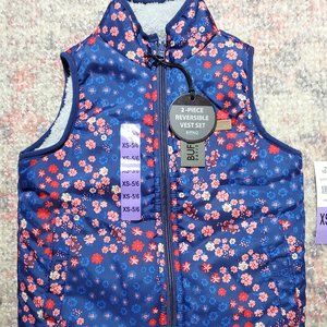 Buffalo David Bitton Reversible Puffer Vest XS 5-6